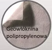 Geowłóknina poliestrowa 120 g/m2 rolki 2m x 50m (100m2) / Drefon