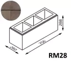 Bloczek Roma Mega RM28 75,6x28x28,8 kolor aragon