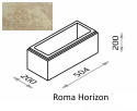 Bloczek Roma Horizon BH20 50,4/20/20 kolor amber / Joniec